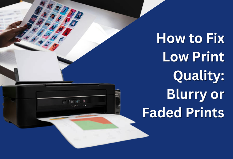 How to Fix Low Print Quality: Blurry or Faded Prints