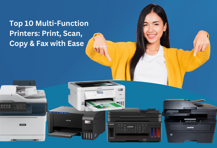 Discover the top 10 multi-function printers that make printing, scanning, copying, and faxing effortless. Compare features, performance, and pricing to find the perfect all-in-one printer for your needs.