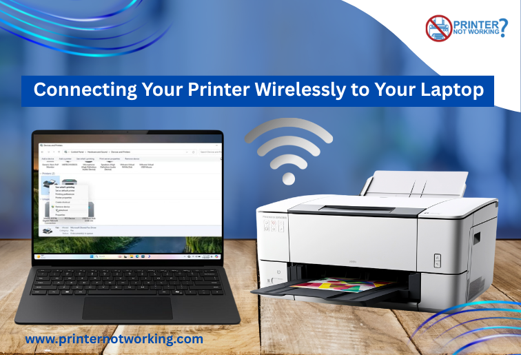 How to connect your printer wirelessly to a laptop