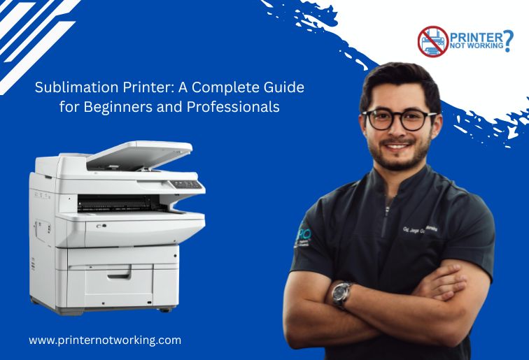 Sublimation printer used for high-quality printing on mugs, fabrics, and customized products